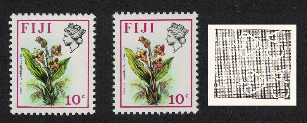 Fiji Orchid &#39;Acanthephippium vitiense&#39; VARIETY RARR 1975 MNH SG#512var