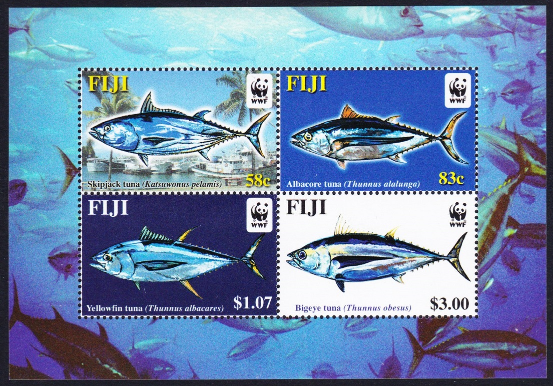 Fiji WWF Pacific Tunas MS 2004 MNH SG#MS1217 MI#Block 45 I Sc#1006