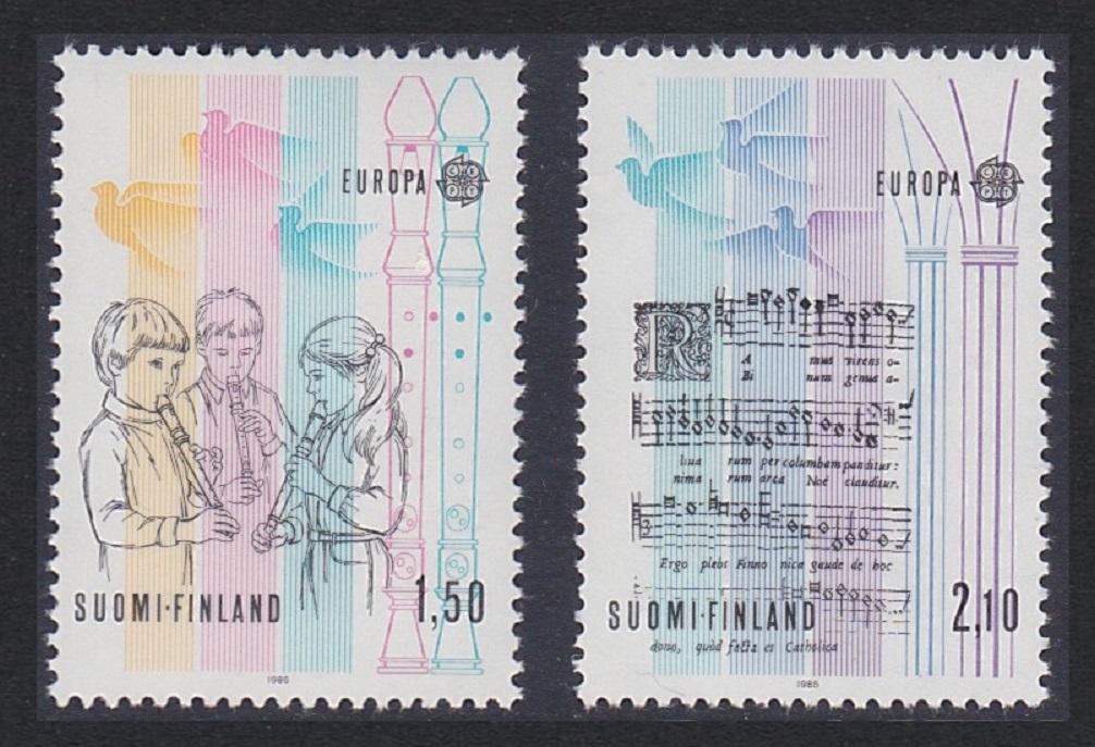 Finland Music Europa CEPT 2v 1985 MNH SG#1083-1084