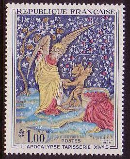 France 14th Century Tapestry &#39;The Apocalypse&#39; 1965 MNH SG#1673