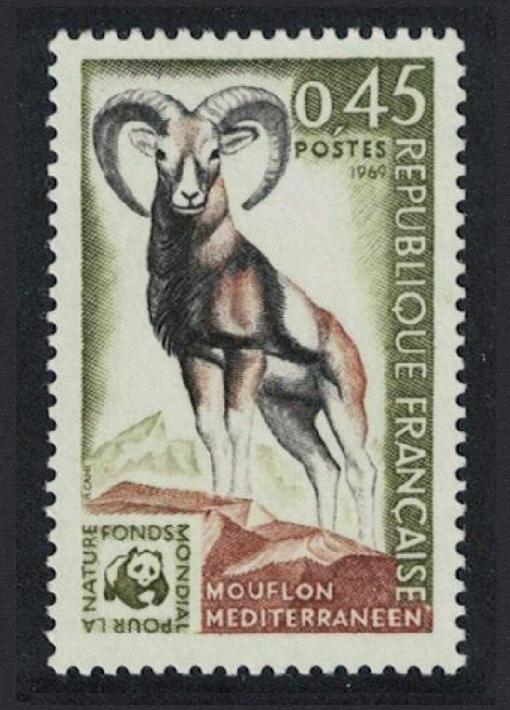 France WWF European Mouflon 1969 MNH SG#1847 MI#1863 Sc#1257