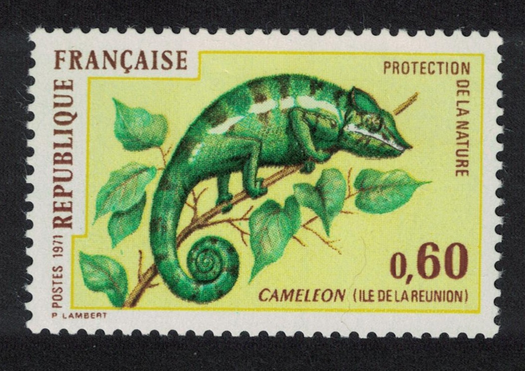 France Chameleon Nature Conservation 1971 MNH SG#1936 MI#1771