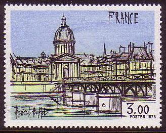 France B Buffet &#39;Institut de France&#39; Painting 1978 MNH SG#2249