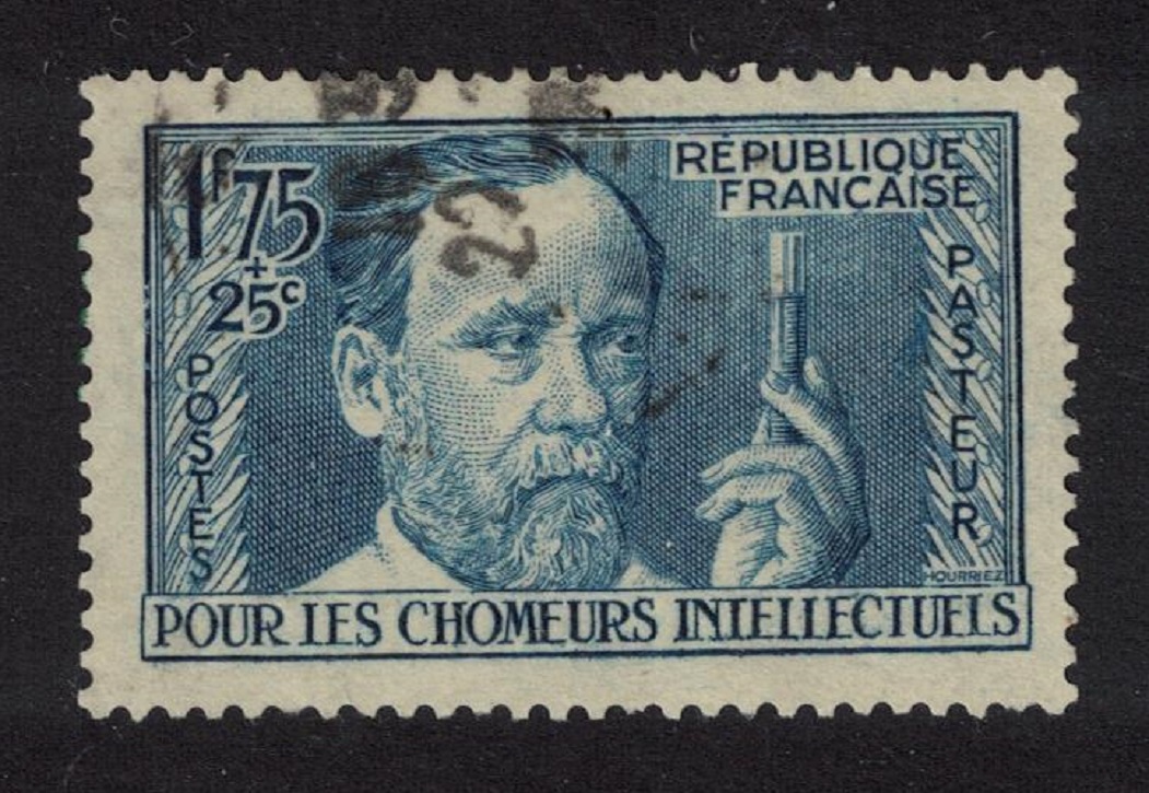 France Louis Pasteur Chemist Microbiologist KEY VALUE 1938 Canc SG#607