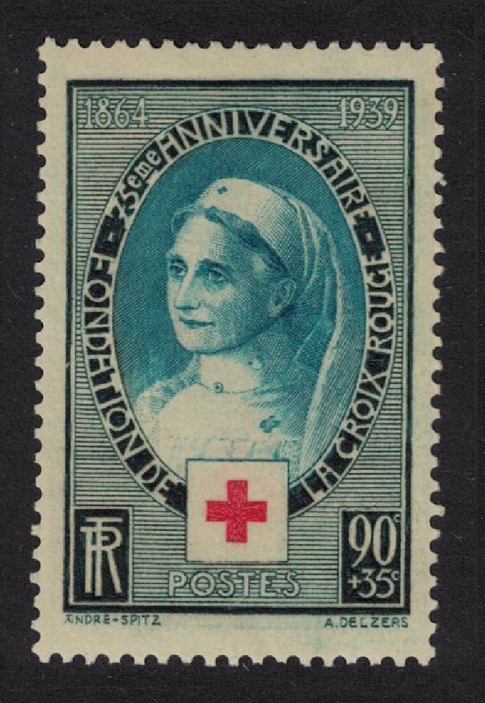 France 75th Anniversary of Red Cross Society 1939 MNH SG#634