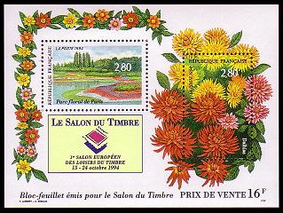 France 1st European Stamp Salon MS 1994 MNH SG#MS3229 MI#Block 14