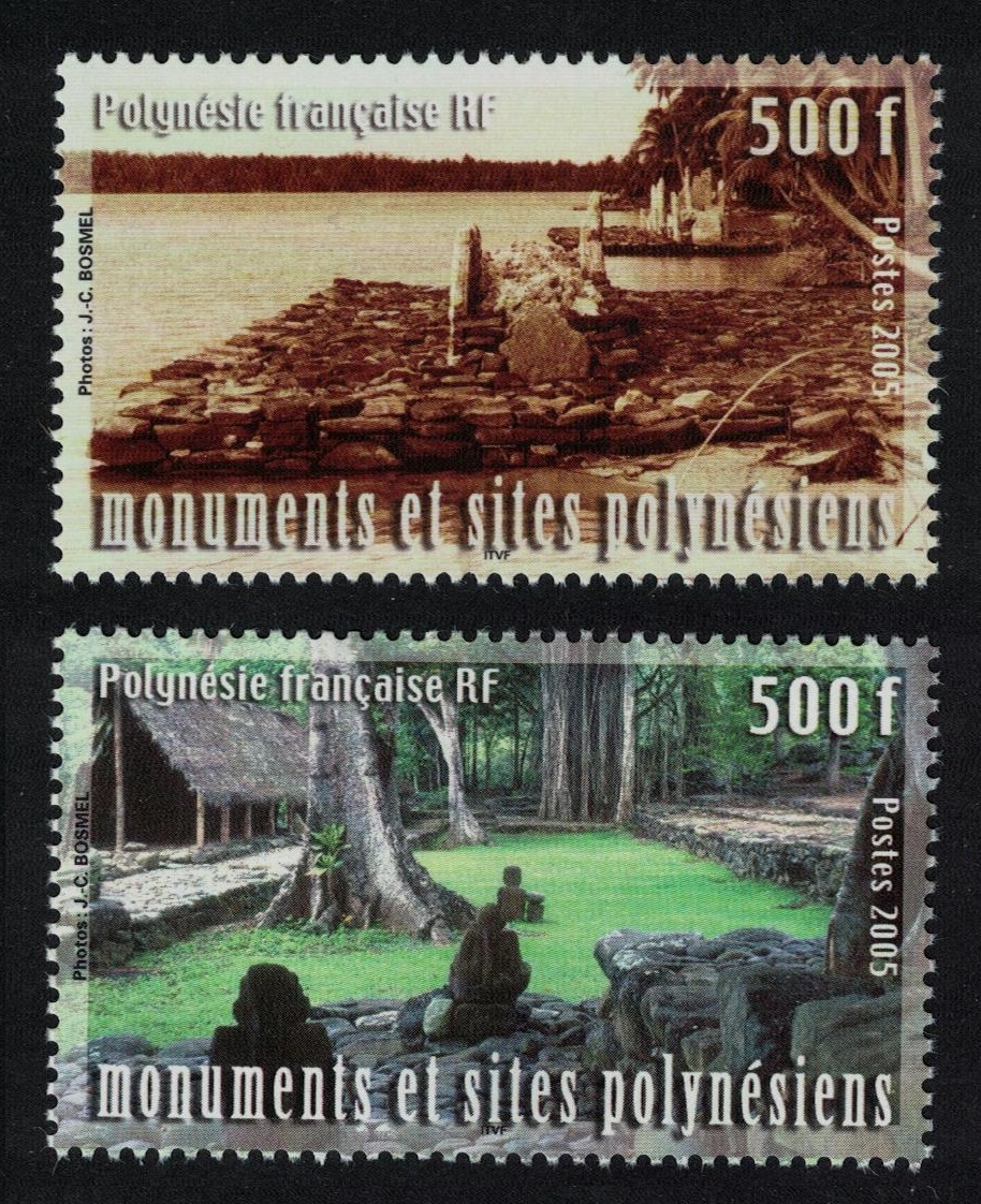 French Polynesia Cultural Heritage 2v 2005 MNH SG#1013-1014