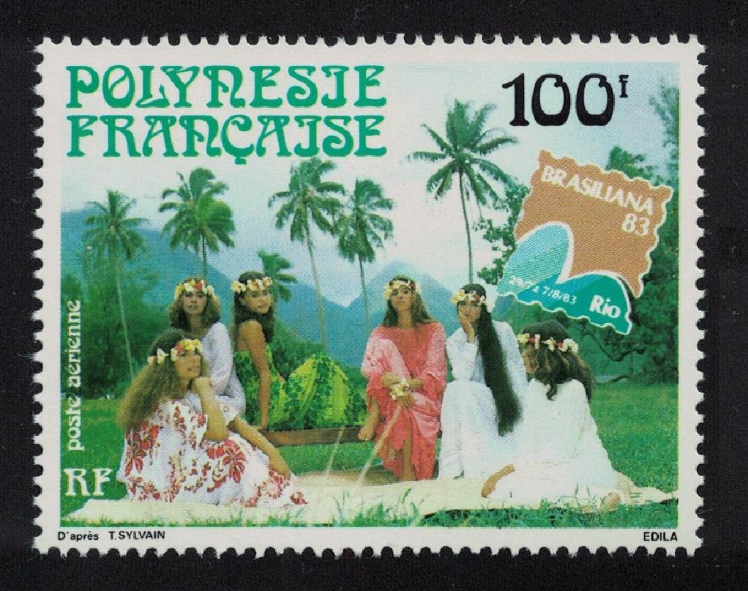 French Polynesia Brasiliana 83 Stamp Exhibition Rio de Janeiro 1983 MNH SG#401