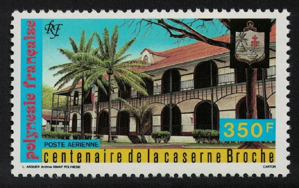 French Polynesia Broche Army Barracks 1987 MNH SG#506