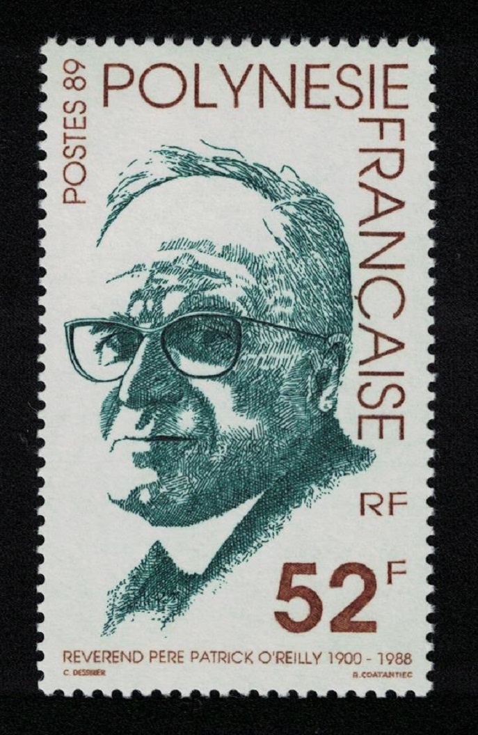 French Polynesia Father Patrick O&#39;Reilly founder of Gauguin Museum 1989 MNH SG#567