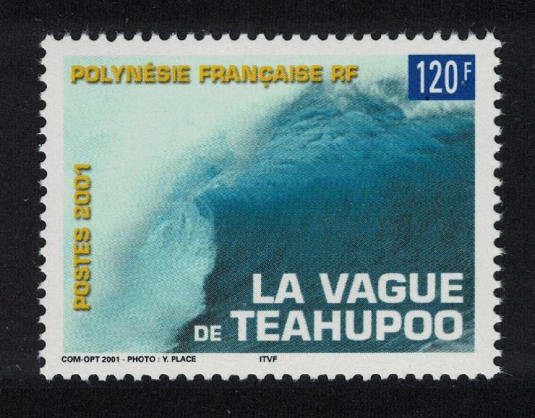 French Polynesia Surfing the Heaviest Wave in the World Teahupoo 2001 MNH SG#907