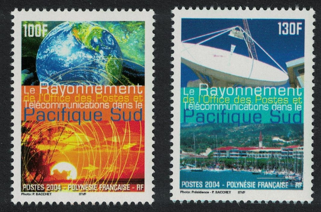 French Polynesia Telecom Services 2v 2004 MNH SG#986-987