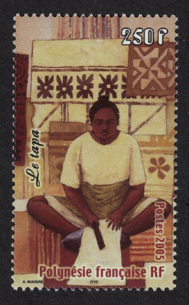 French Polynesia Weaving of Tapa 2005 MNH SG#998