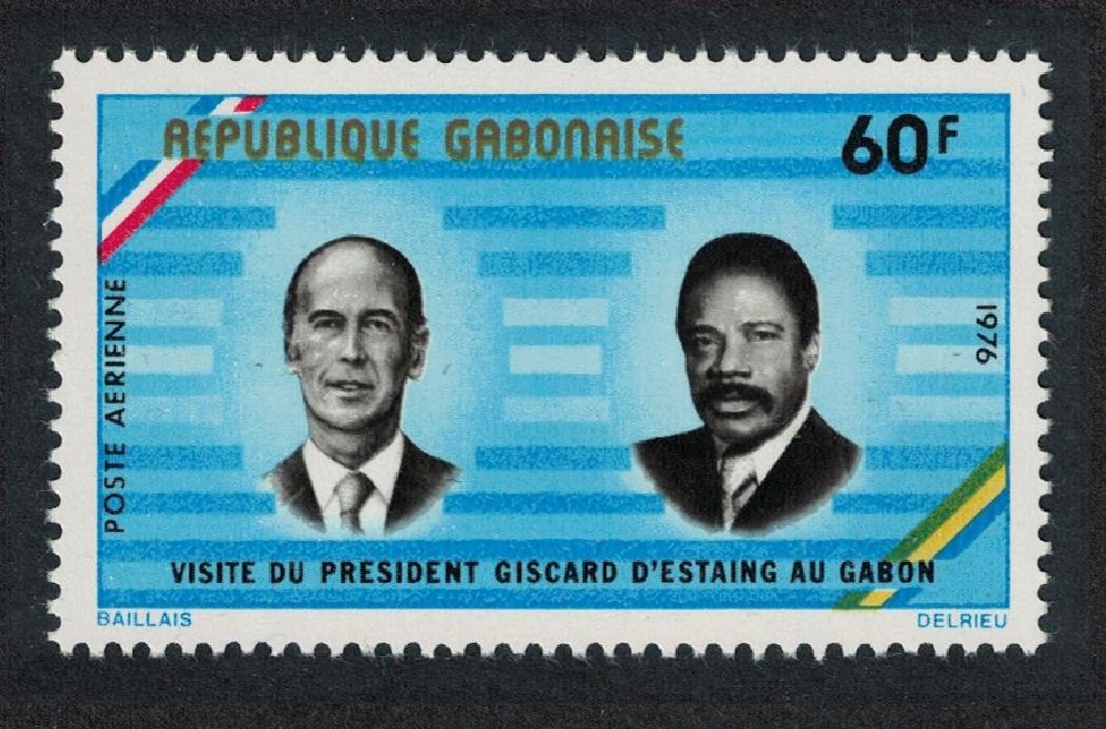 Gabon Visit of President Giscard d&#39;Estaing to Gabon 1976 MNH SG#595