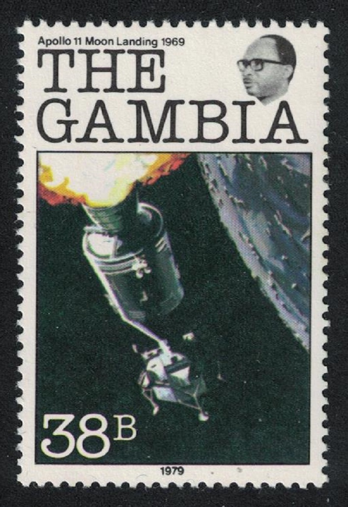 Gambia Apollo 11 in Moon orbit - Moon Landing 1979 MNH SG#425