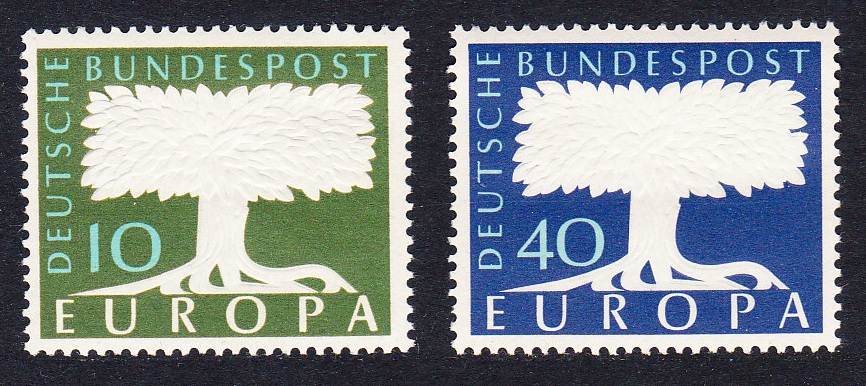 Germany Europa CEPT 1957 2v 1957 MNH SG#1187-1188