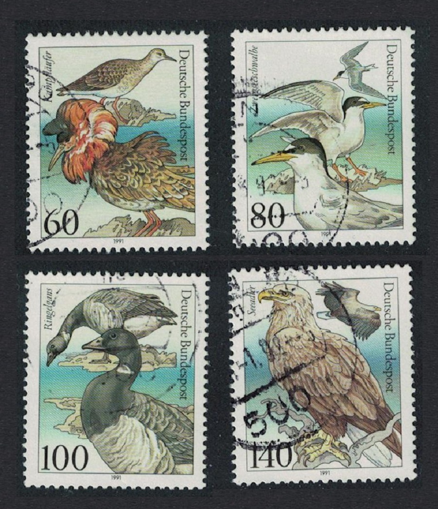 Germany Seabirds 4v 1991 Canc SG#2390-2393 MI#1539-1542