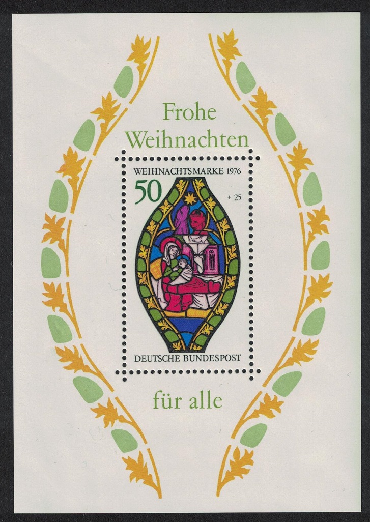 Germany Christmas MS 1976 MNH SG#MS1804