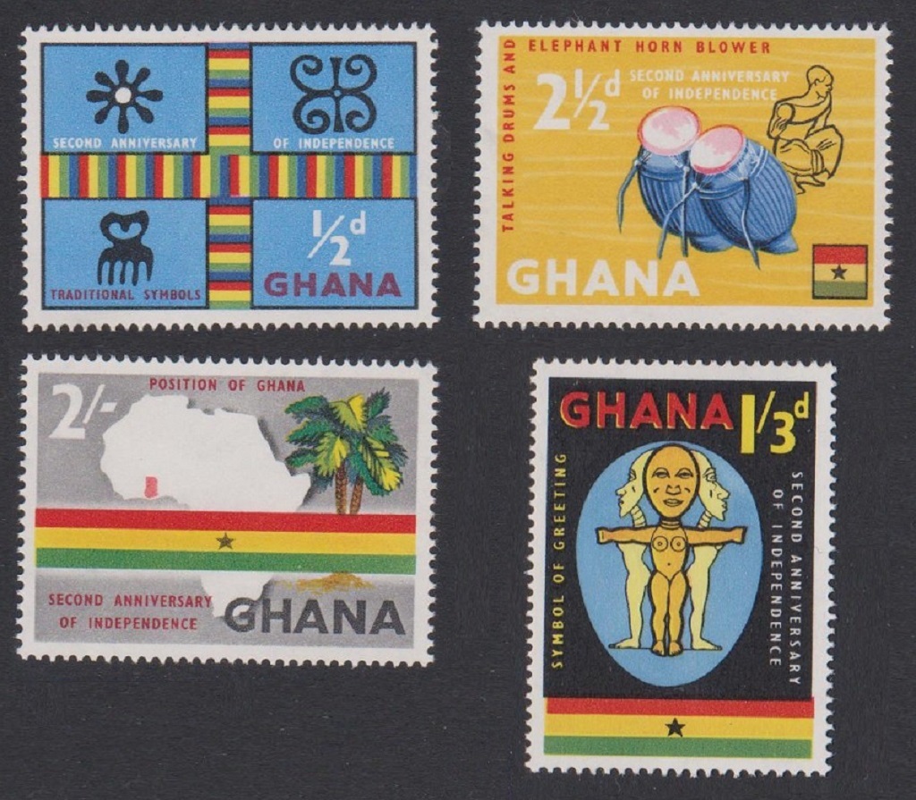 Ghana Independence 4v 1959 MNH SG#207-210 Sc#42-45