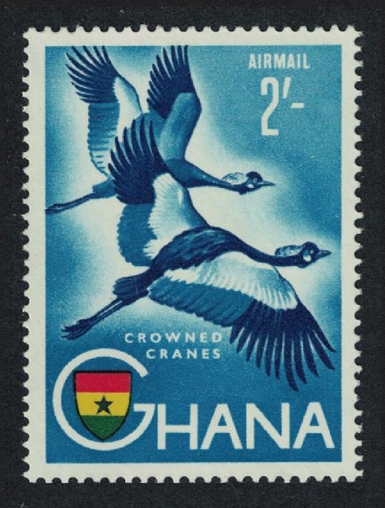 Ghana Crowned cranes Birds 1959 MNH SG#227 MI#62 Sc#C2