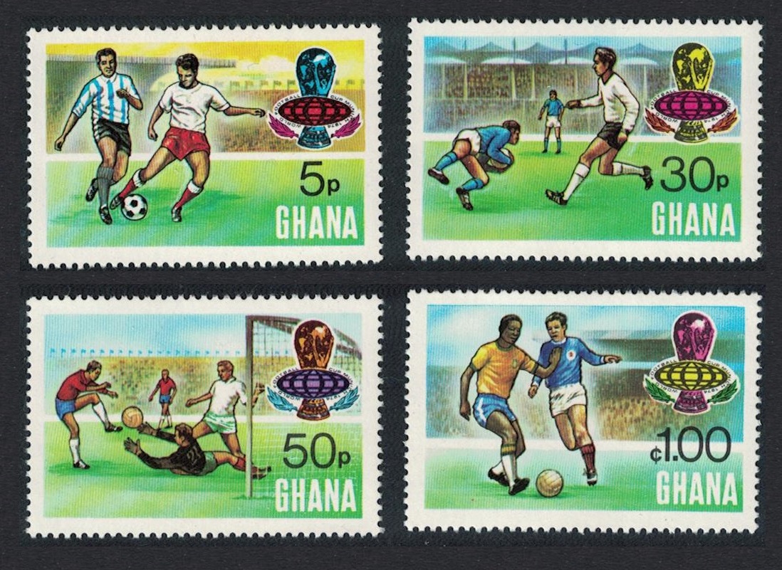 Ghana World Cup Football Championship 4v 1974 MNH SG#715-718