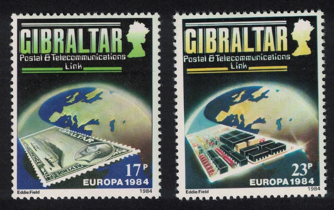 Gibraltar Europa CEPT Posts and Telecommunications 2v 1984 MNH SG#504-505 Sc#459-460