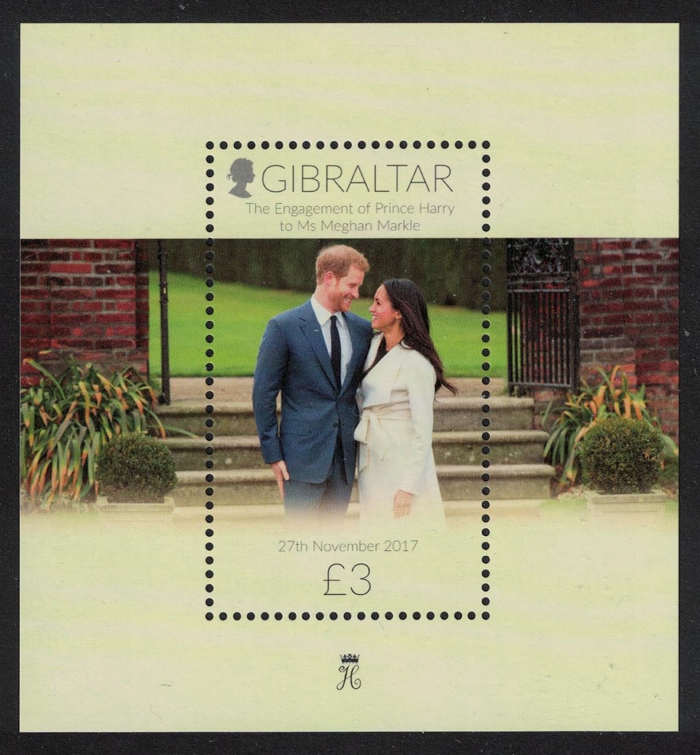 Gibraltar Prince Harry Royal Engagement MS 2018 MNH SG#MS1803