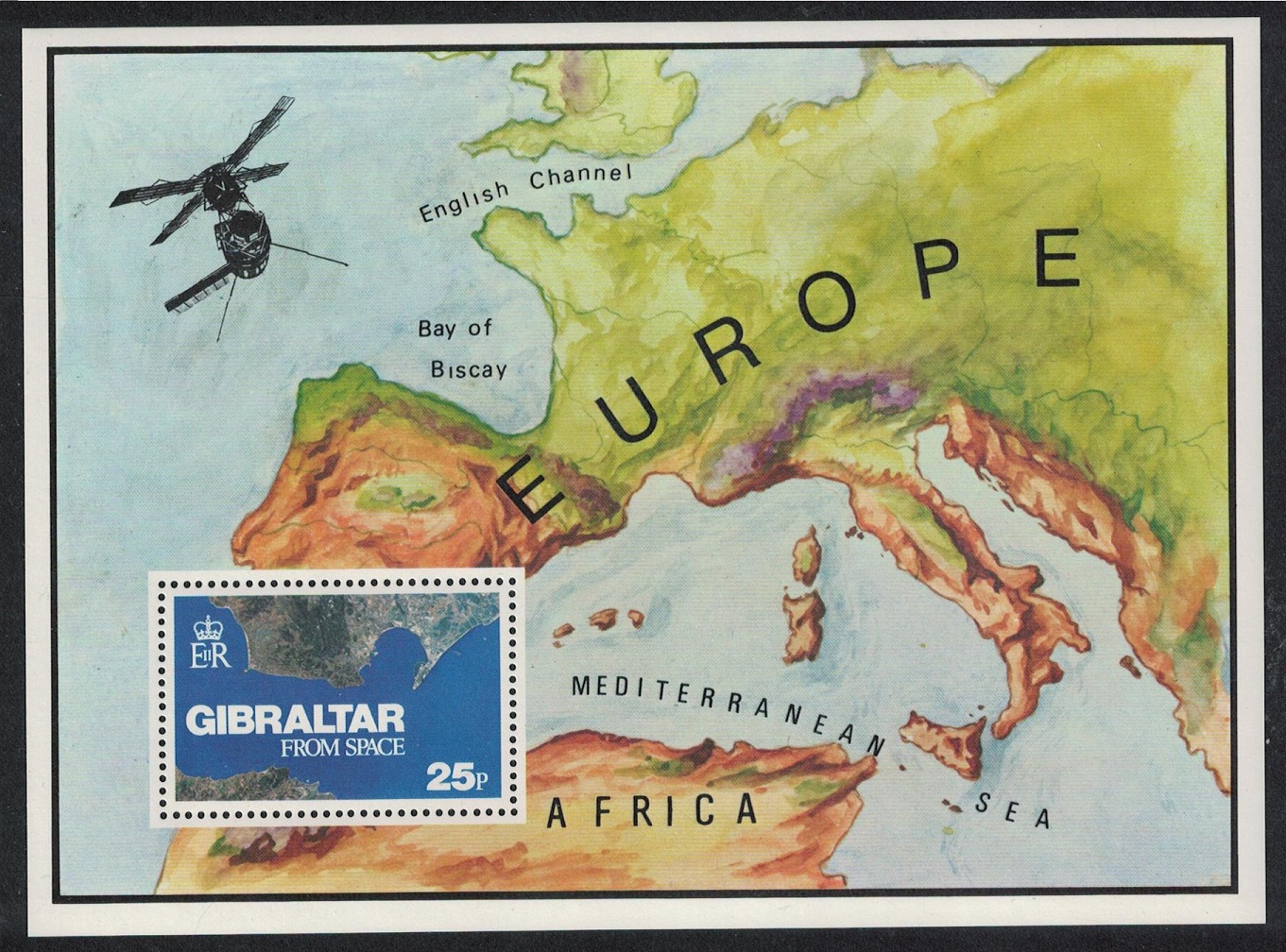 Gibraltar from Space MS 1978 MNH SG#MS399 MI#Block 5 Sc#364