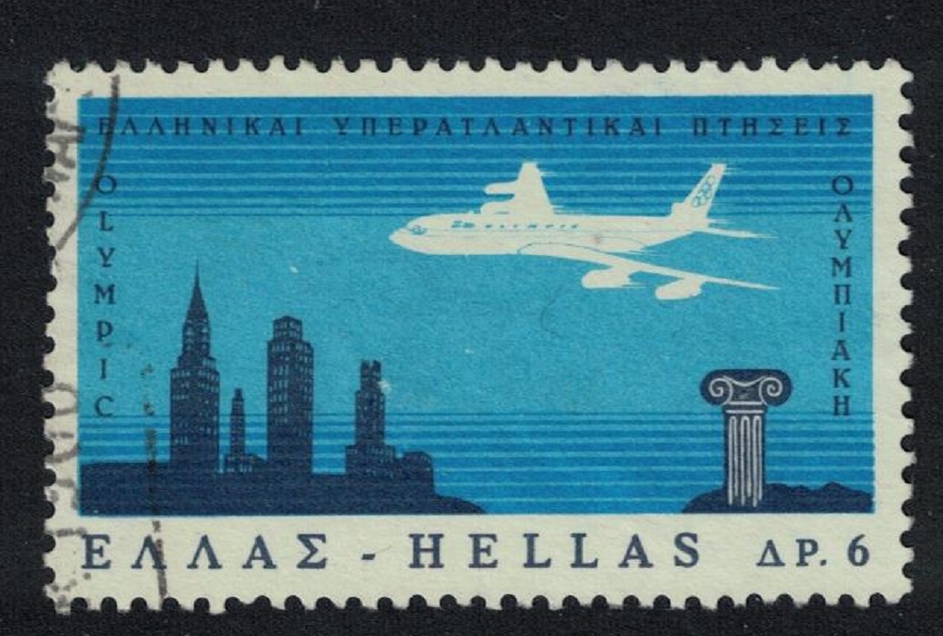 Greece Aircraft Greek Airways Transatlantic Flights 1966 MNH SG#1018 MI#912 Sc#859