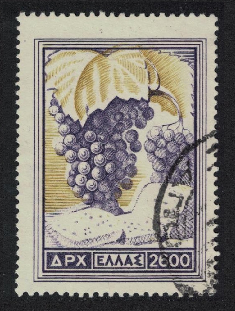 Greece Grapes 1953 Canc SG#711 MI#601