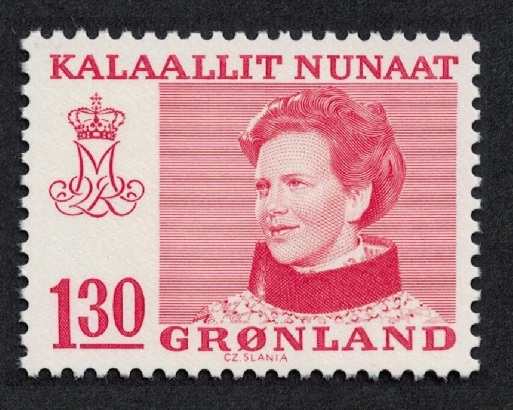 Greenland Queen Margrethe 130 ore Red 1979 MNH SG#102 MI#113