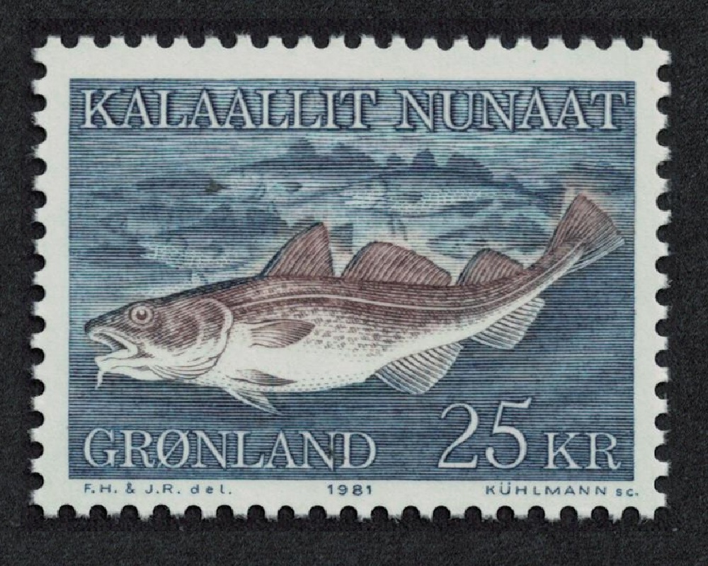 Greenland Atlantic Cod Fish 1981 MNH SG#130