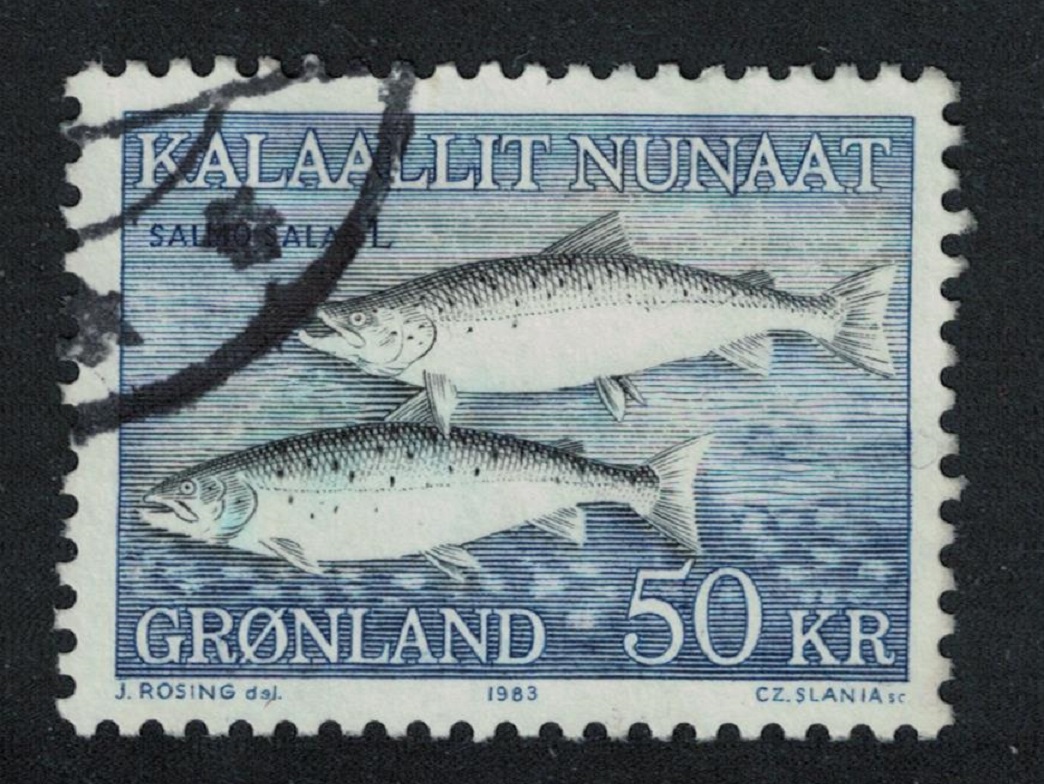 Greenland Atlantic Salmon 50Kr 1983 Canc SG#138 MI#140 Sc#141