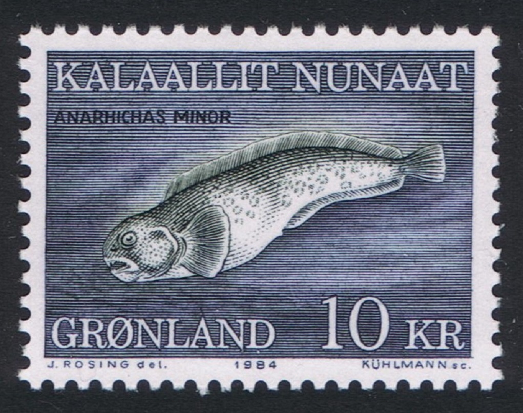 Greenland Fish Spotted Wolffish 10Kr 1984 MNH SG#151 MI#154 Sc#137