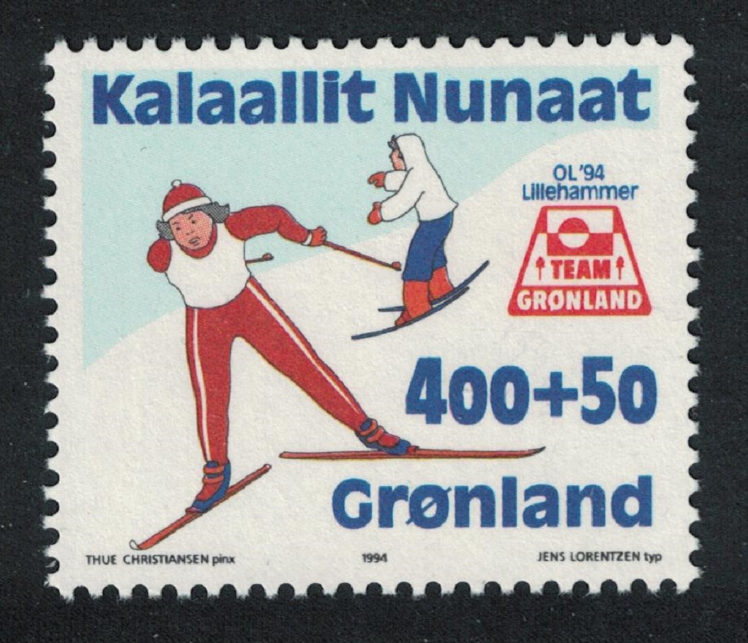 Greenland 1994 Lillehammer Winter Olympics 1994 MNH SG#266 MI#243 Sc#B19