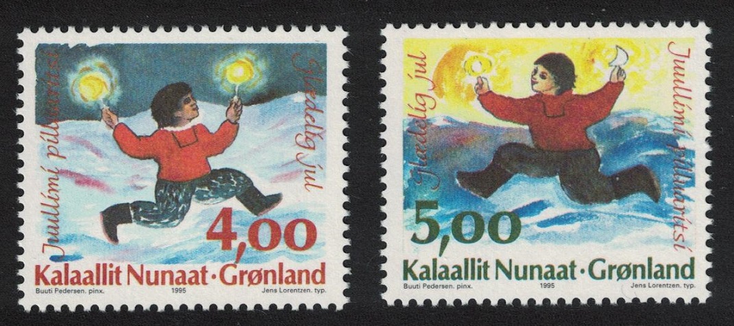 Greenland Christmas 2v 1995 MNH SG#289-290