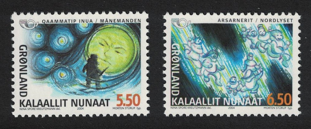 Greenland Nordic Mythology 2v 2004 MNH SG#442-443