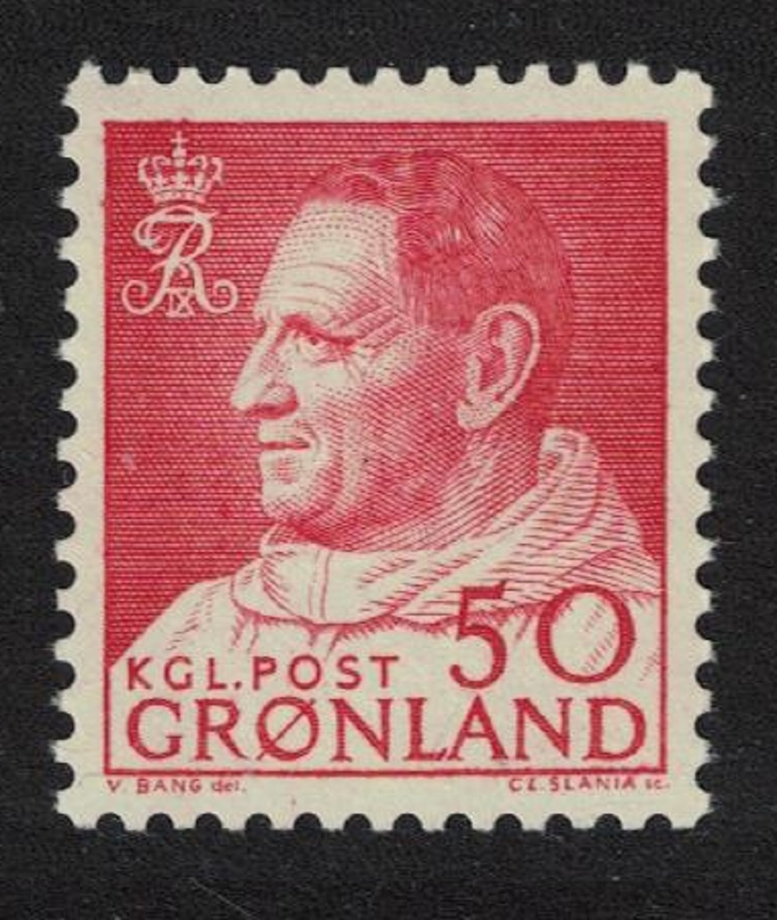 Greenland King Frederik IX 50ore 1963 MNH SG#57a