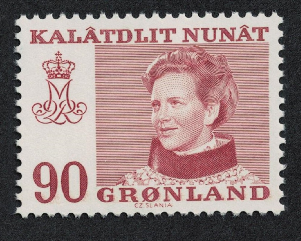 Greenland Queen Margrethe 90 ore 1974 MNH SG#88 MI#90