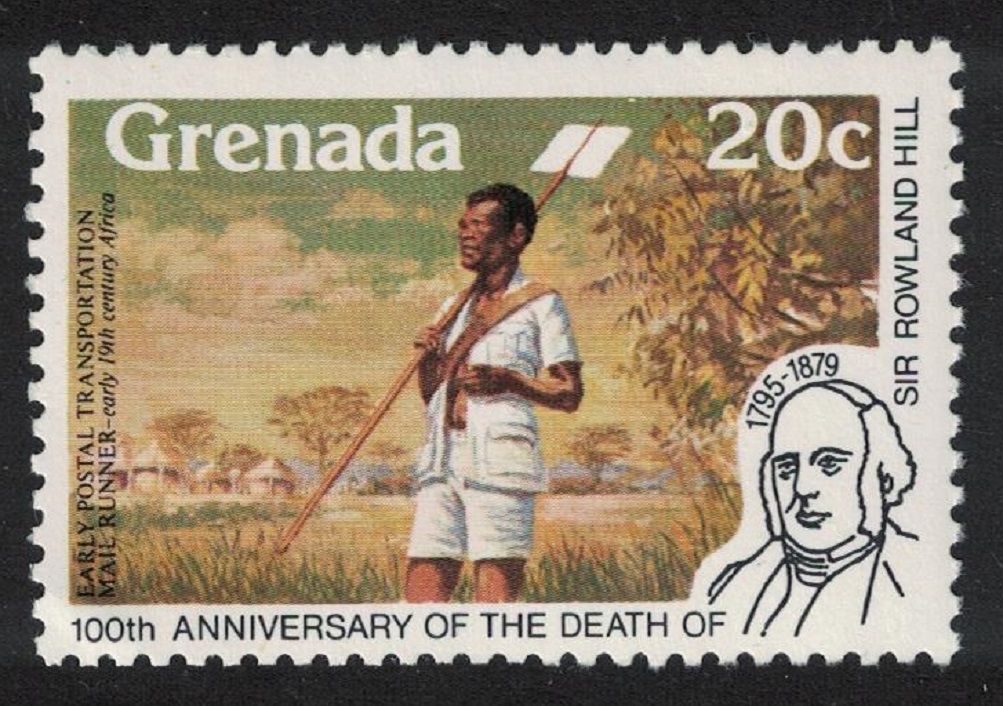 Grenada Mail Runner Africa early 19th century perf 12 1979 MNH SG#1001 Sc#926