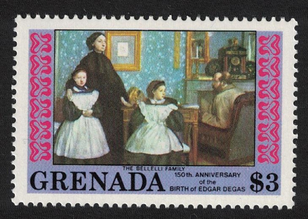 Grenada &#39;The Bellelli Family&#39; Painting by Degas 1984 MNH SG#1355