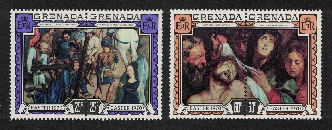 Grenada Easter Paintings 8v 1970 MNH SG#376-379