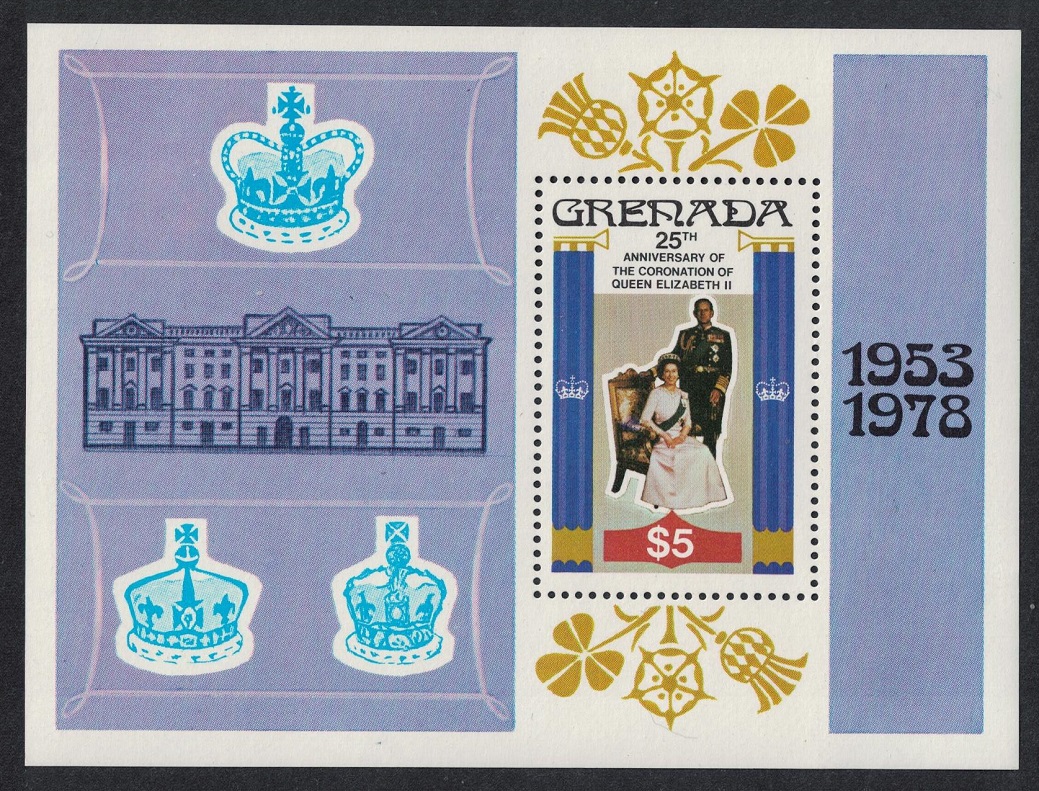 Grenada 25th Anniversary of Coronation MS 1978 MNH SG#MS949 Sc#876