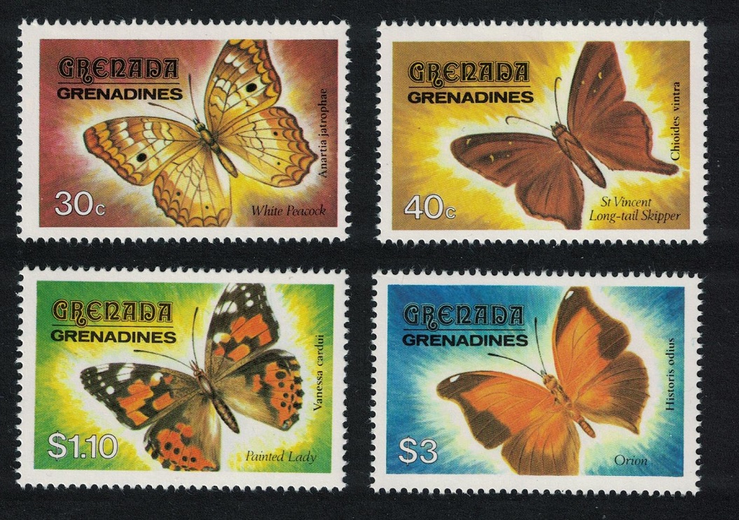 Grenada Grenadines Butterflies 4v 1982 MNH SG#488-491