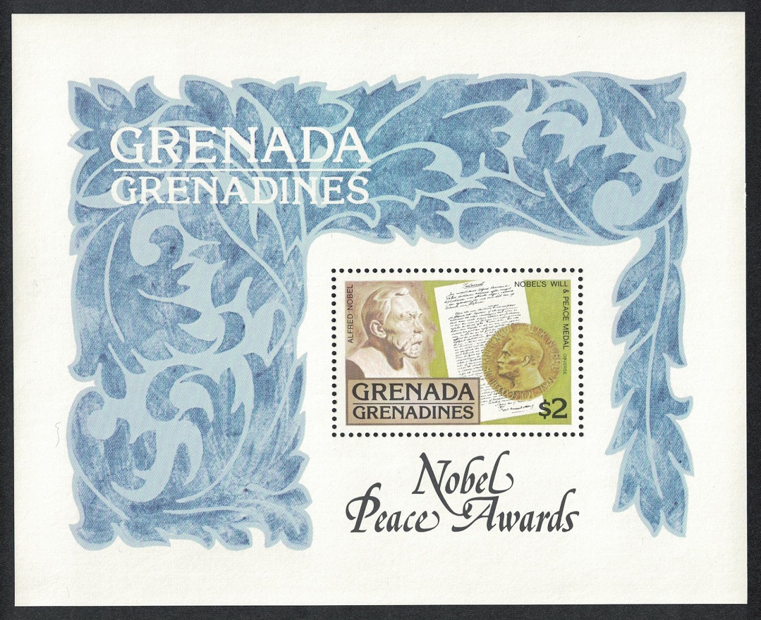 Grenada Grenadines Nobel Prize Awards MS 1978 MNH SG#MS264