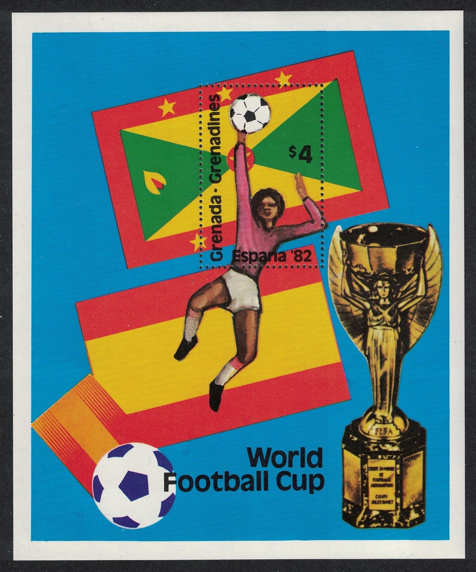 Grenada Grenadines World Cup Football Championship Spain MS 1981 MNH SG#MS477