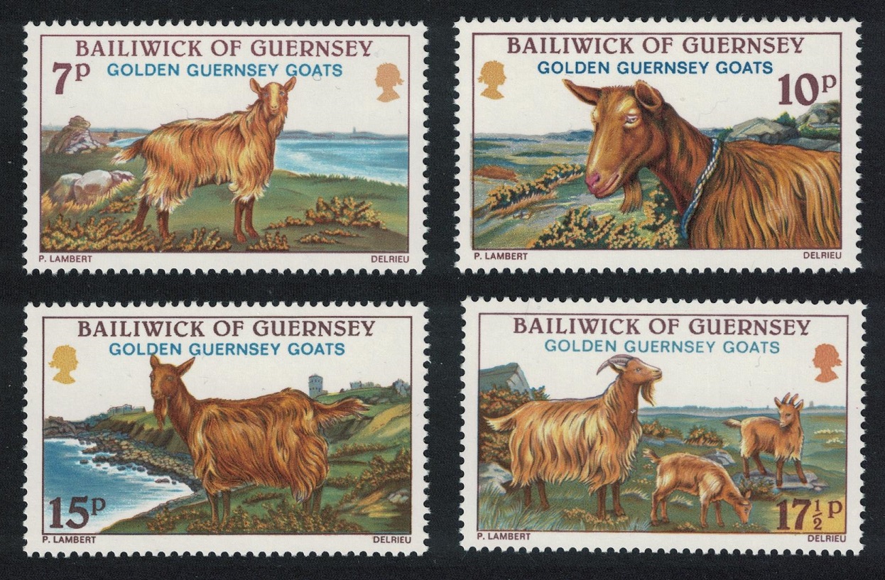 Guernsey Golden Goats 4v 1980 MNH SG#217-220 MI#209-212