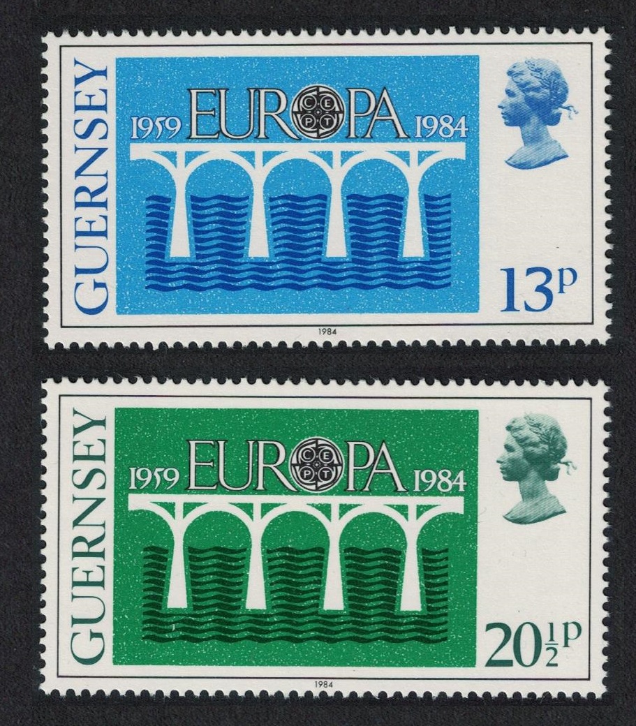 Guernsey Europa CEPT 2v 1984 MNH SG#292-293 MI#286-287 Sc#281-282