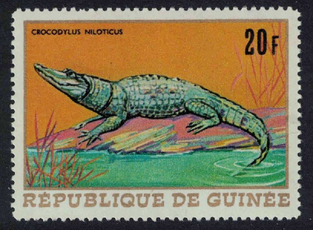 Guinea Crocodile 20f 1968 MNH SG#661 MI#498