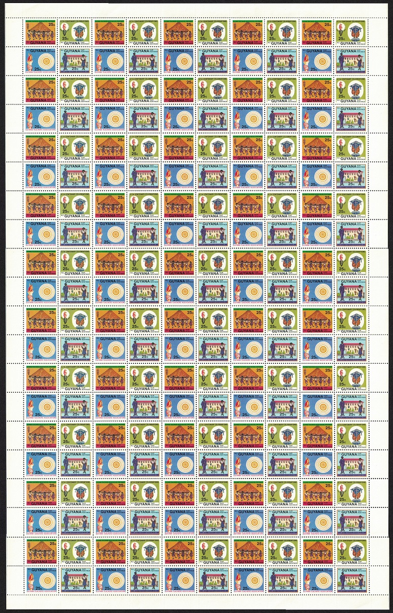 Guyana Teachers&#39; Association 4v Full Sheet 1984 MNH SG#1298-1301